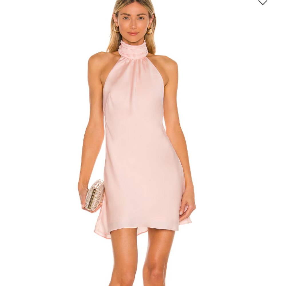 Lovers and Friends Hayes Mini Dress (Medium) Light Peach Color